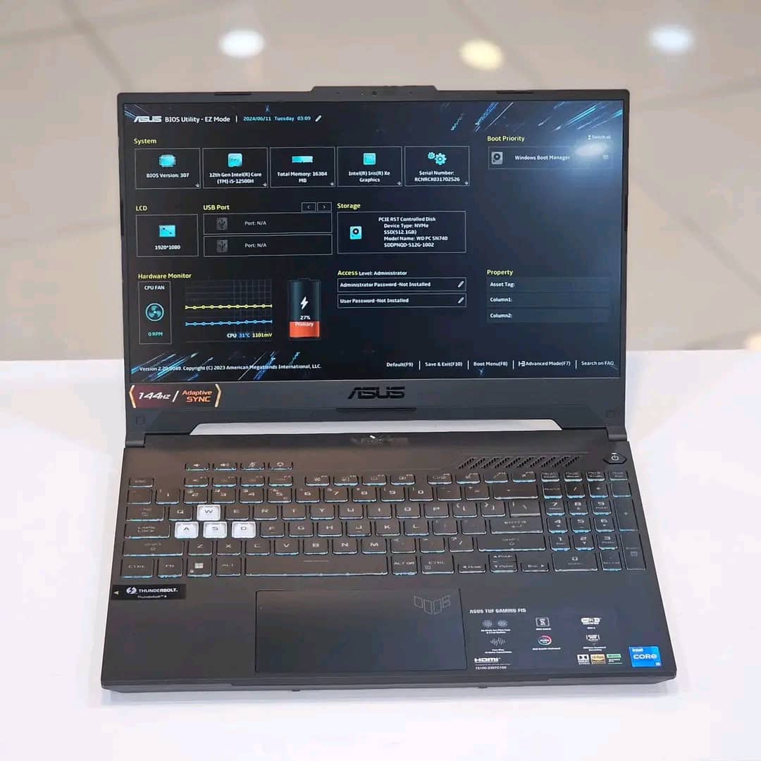 Ordinateurs Portable Asus (150000 - 700000F)