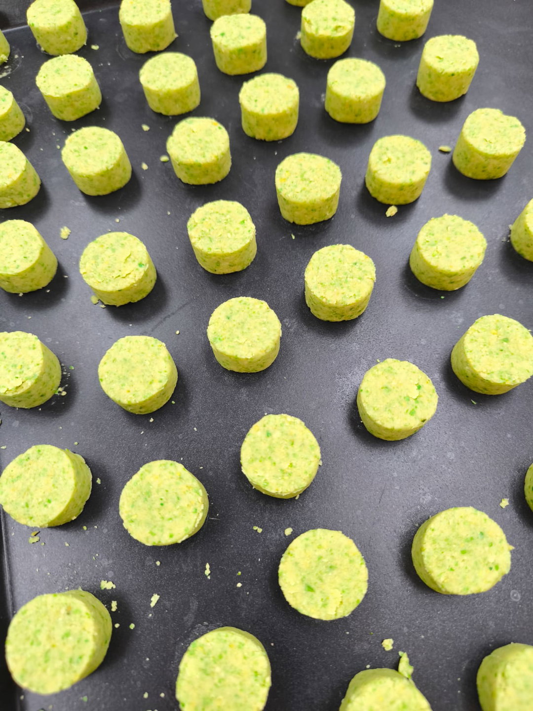 Green pea cookies