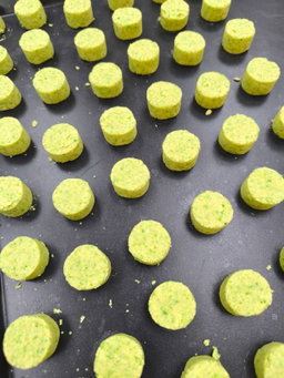 Green pea cookies