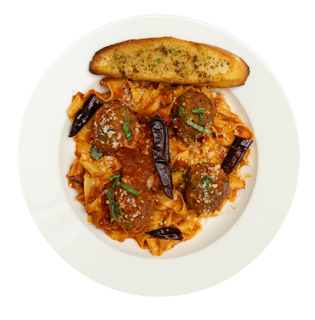 Meatball Arrabbiata Pasta