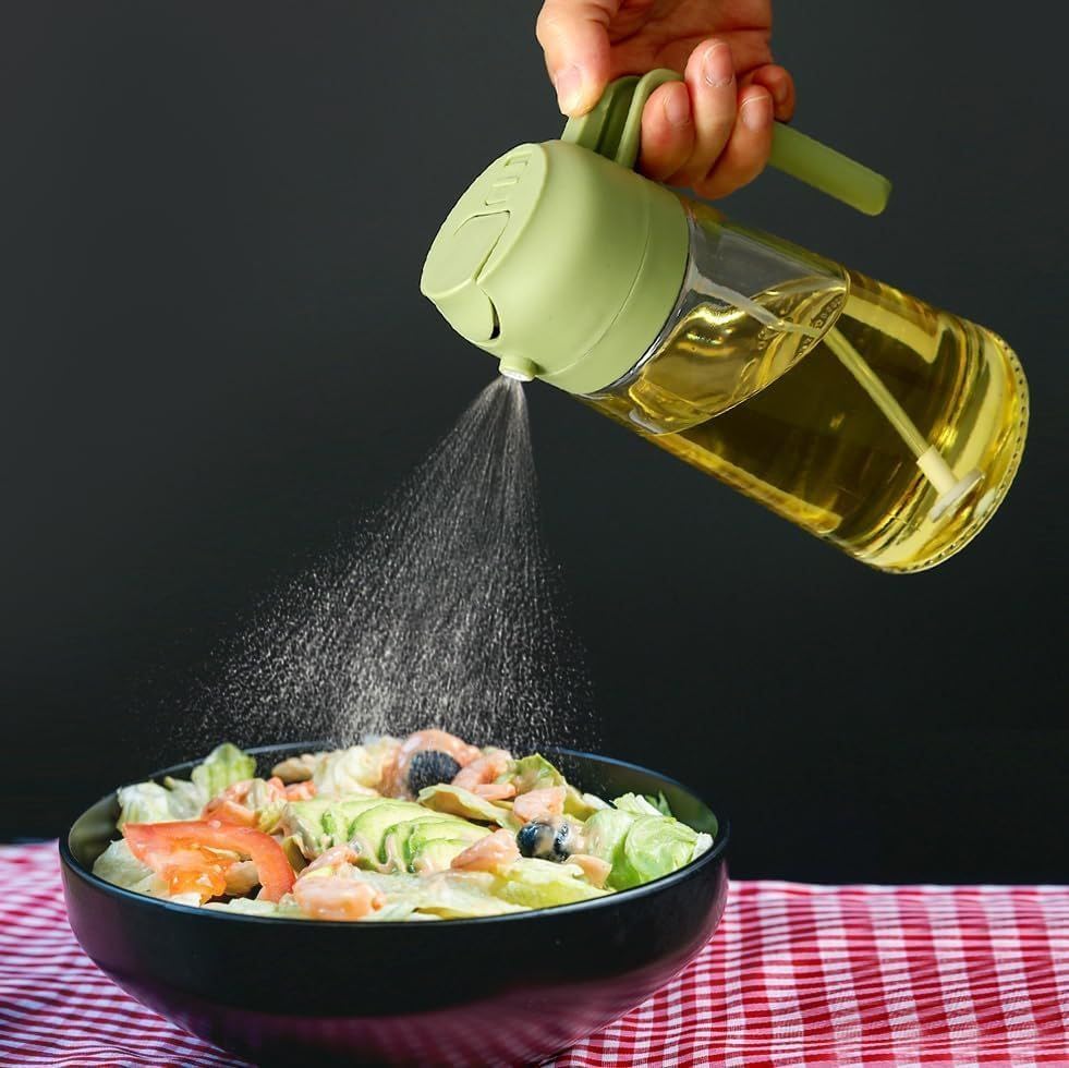 500ml Glass Oil Sprayer Bottle For Cooking & Kitchen_3