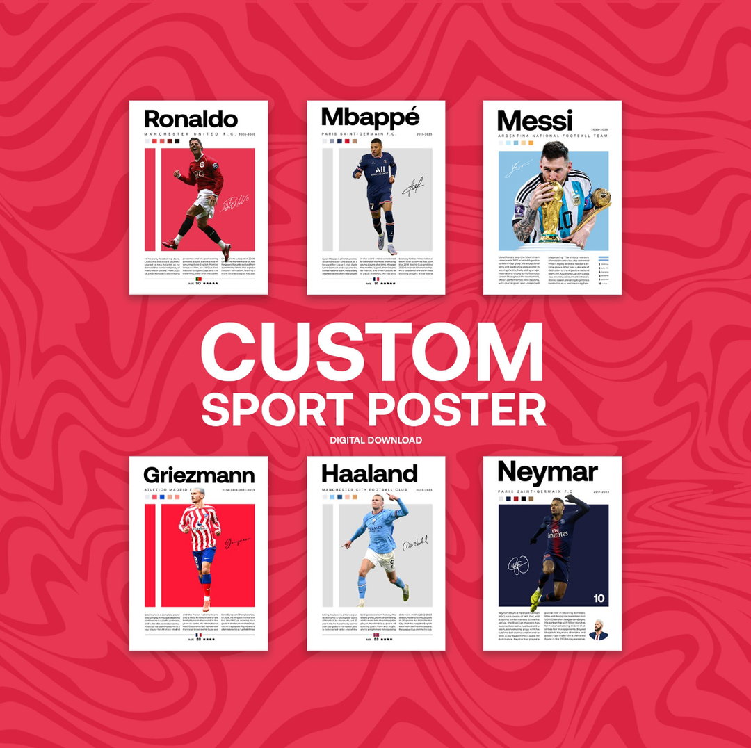 CUSTOM SPORTS POSTER
