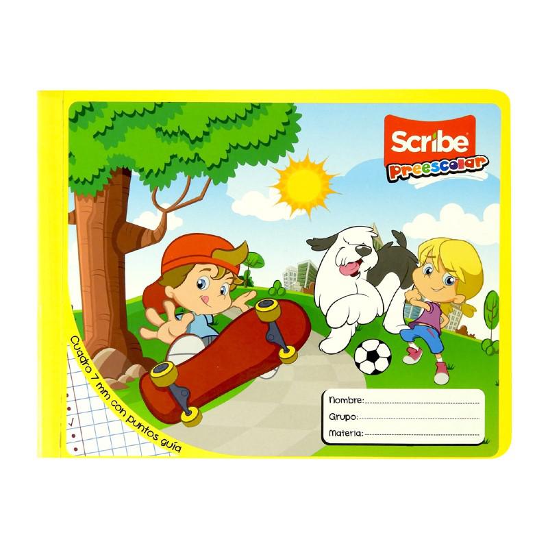 Cuaderno Scribe Preescolar (Cuadro 7mm) 100hj. 