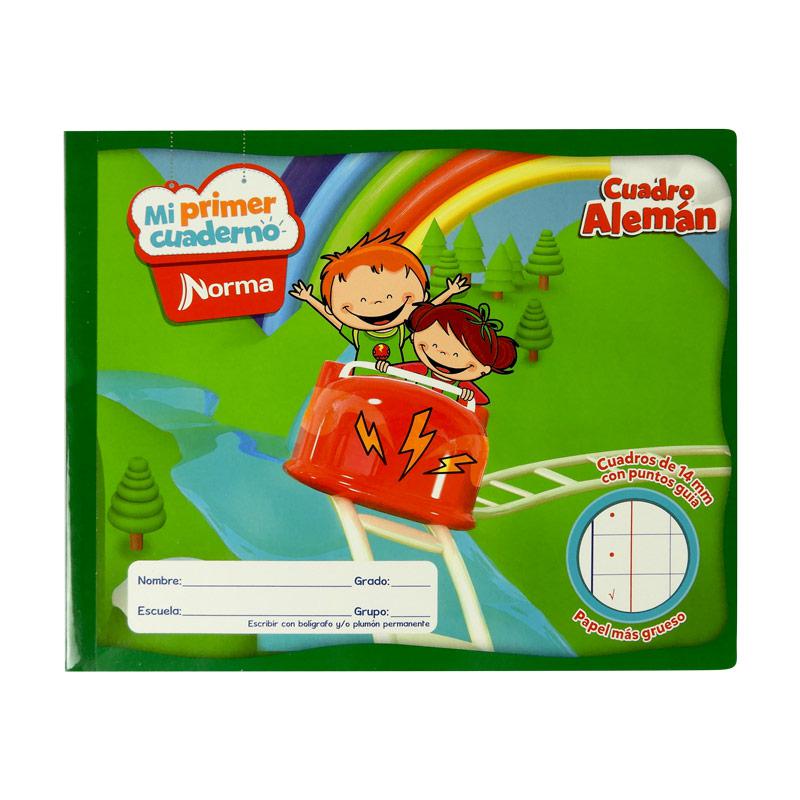 Cuaderno Norma (Cuadro Aleman) Mi Primer Cuaderno Preescolar 72h. Italiano