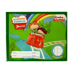 Cuaderno Norma (Cuadro Aleman) Mi Primer Cuaderno Preescolar 72h. Italiano