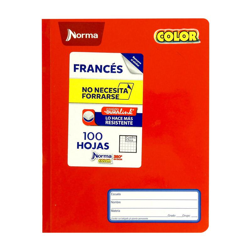 Cuaderno Francesa Norma Cosido 100h. _0