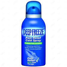 Deep freeze spray