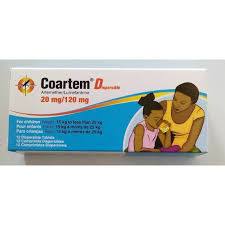 Coartem(artemether 20mg and lumefantrine120mg)