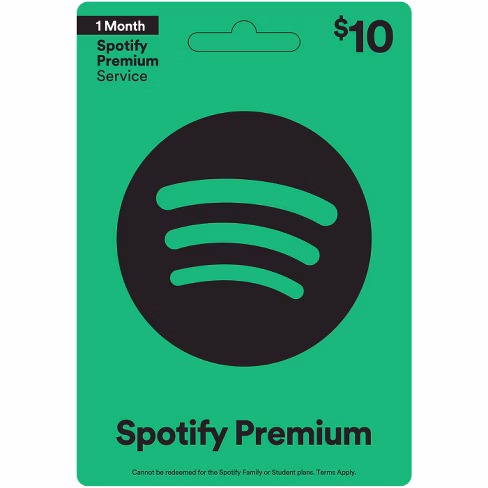 Spotify US giftcard 10$