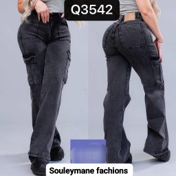 Pantalon cargo gris 