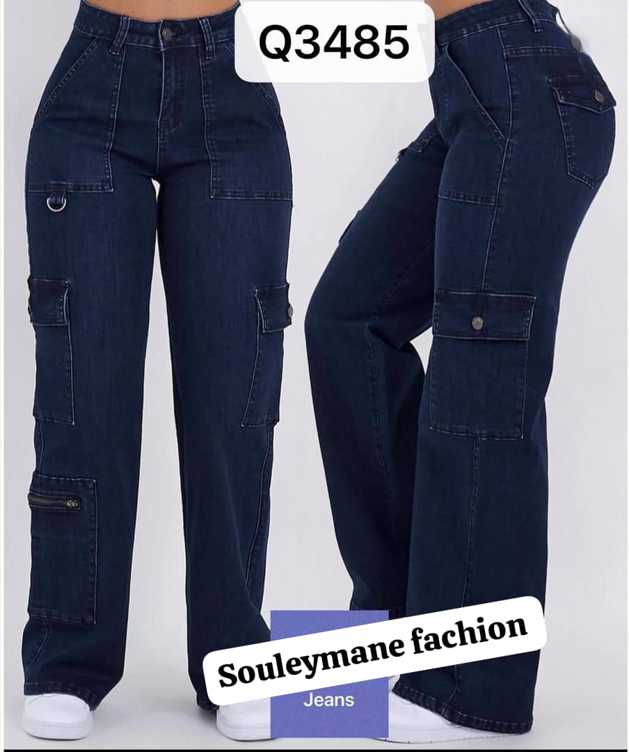 Pantalon cargo gris _2