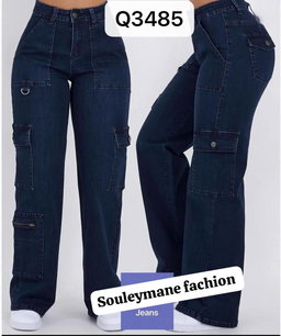 Pantalon cargo gris 