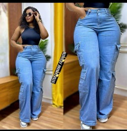 Pantalon cargo gris 