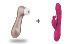 Pulsating Tarzan Vibrator + Satisfyer pro