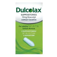 Dulcolax suppo 10mgs