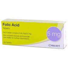 Folic Acid 5mg 1x28 Tab (Uk)_1
