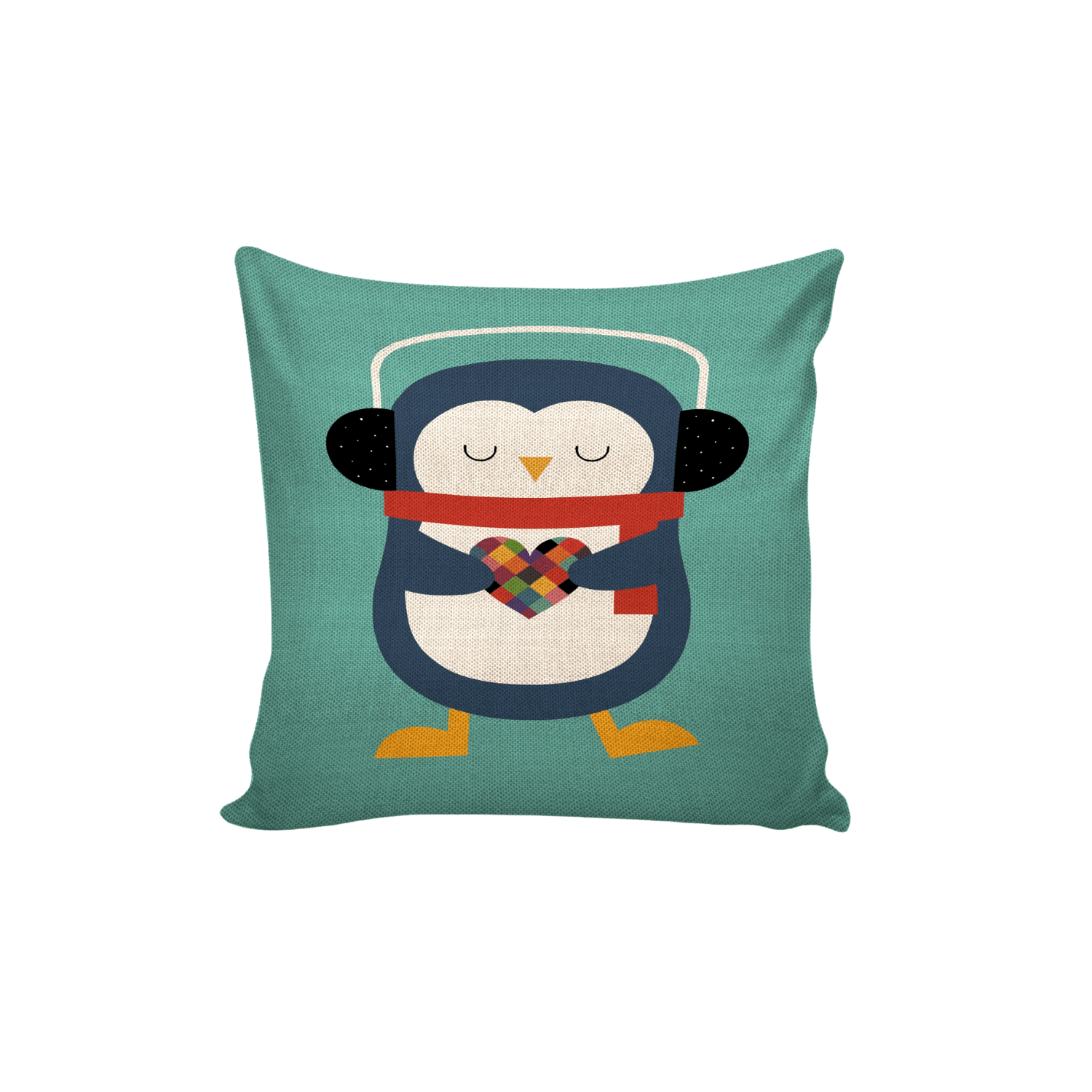 Digital Printed Cushion's Cover (Pack of 5, 16x16 Inch)_1