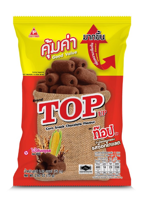 TOP UP- CORN SNACK CHOCOLATE 