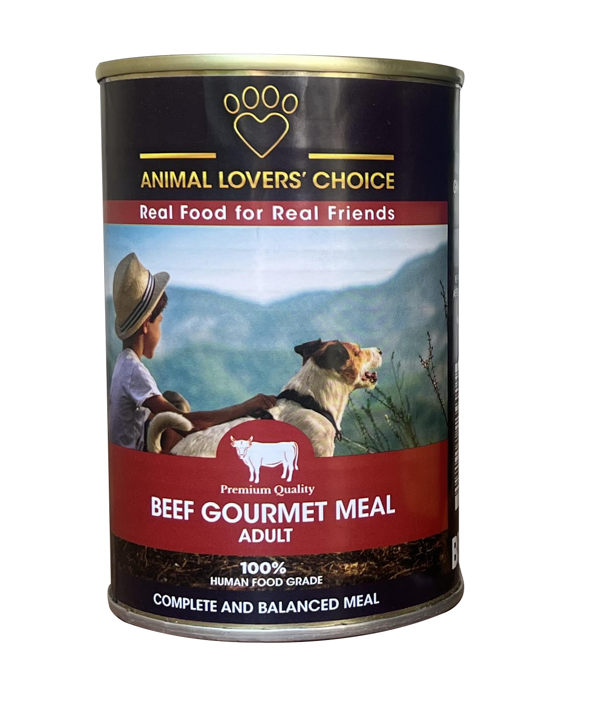 Animal Lovers Choice Beef Gourmet Meal for adult dogs _0