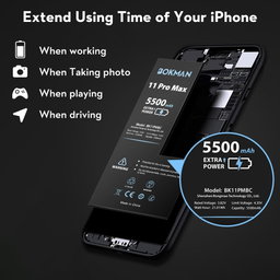 Batterie pour iPhone 11 Pro Max Réparation à domicile (installation à domicile)