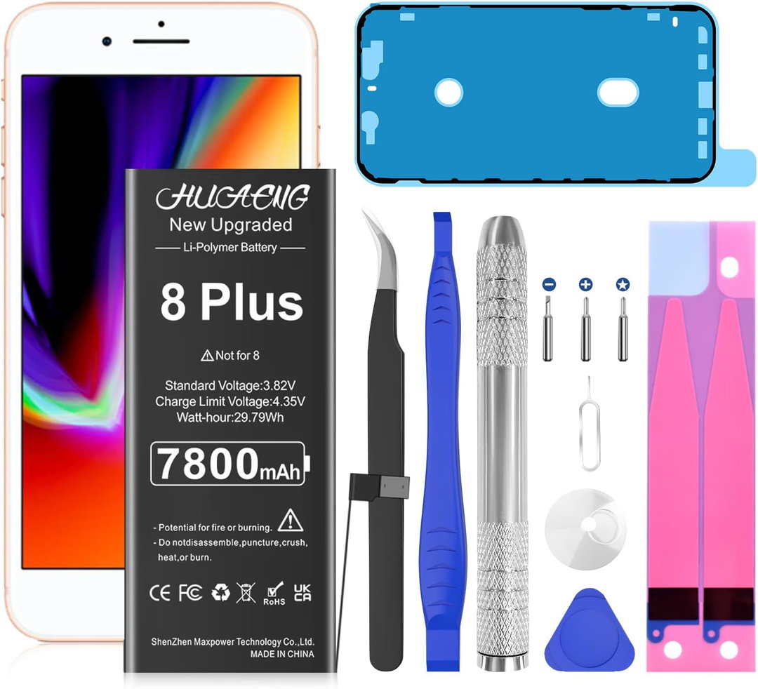 Batterie pour iPhone 8 Plus Réparation à domicile (installation à domicile)