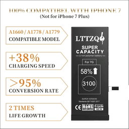 Batterie pour iPhone 7 Réparation à domicile (installation à domicile)