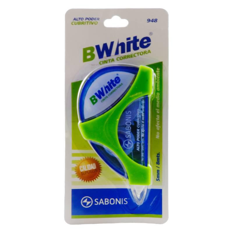 Corrector de cinta Bwhite 5mm/8mts.