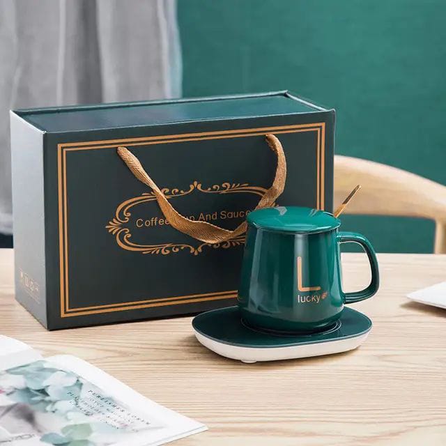 Tasse chauffante pour thé ou café au bureau _0