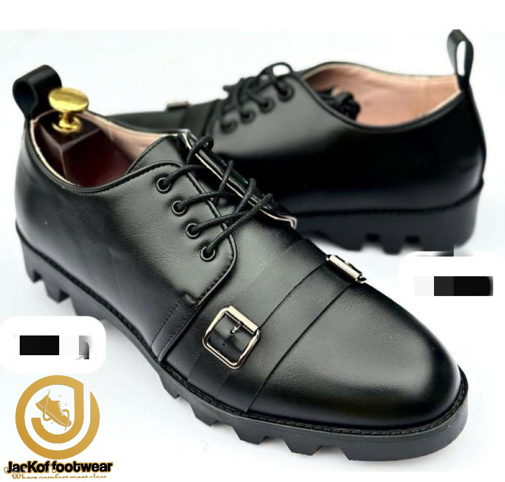 Men’s Black Laced Up Shoe_0