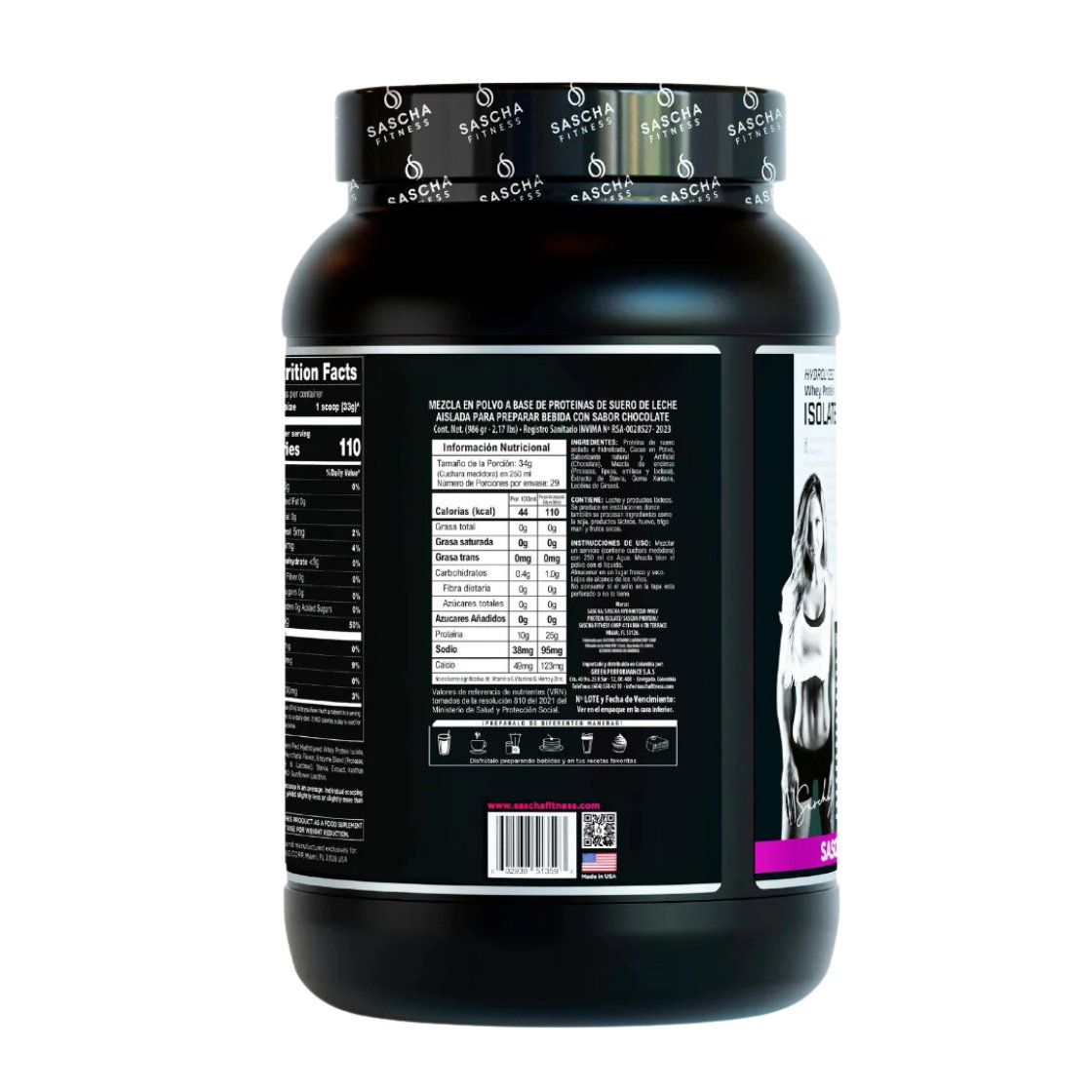 Isolate chocolate 2 lbs SASCHA FITNESS_1