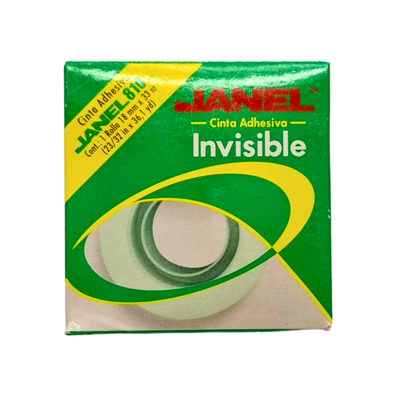 Cinta Adhesiva Invisible Janel 18X33cm _0