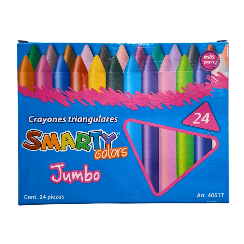 Crayon Smarty Jumbo 24pza.