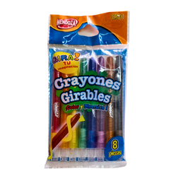 Crayon Girable Mendoza 8pza.