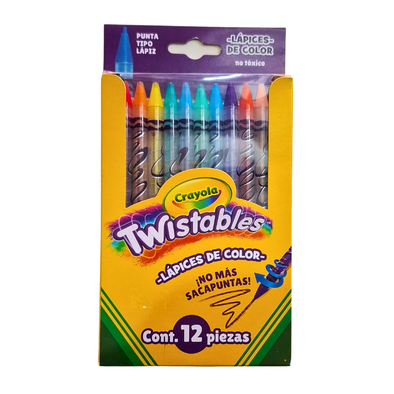 Colores Crayola Twistables (girables) 12pza._0