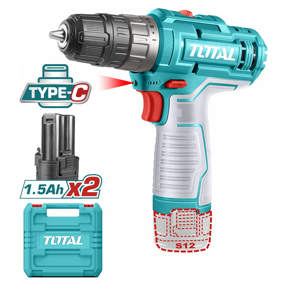Masina de insurubat cu acumulator 12V 1.5Ah Total TDLI12202_0