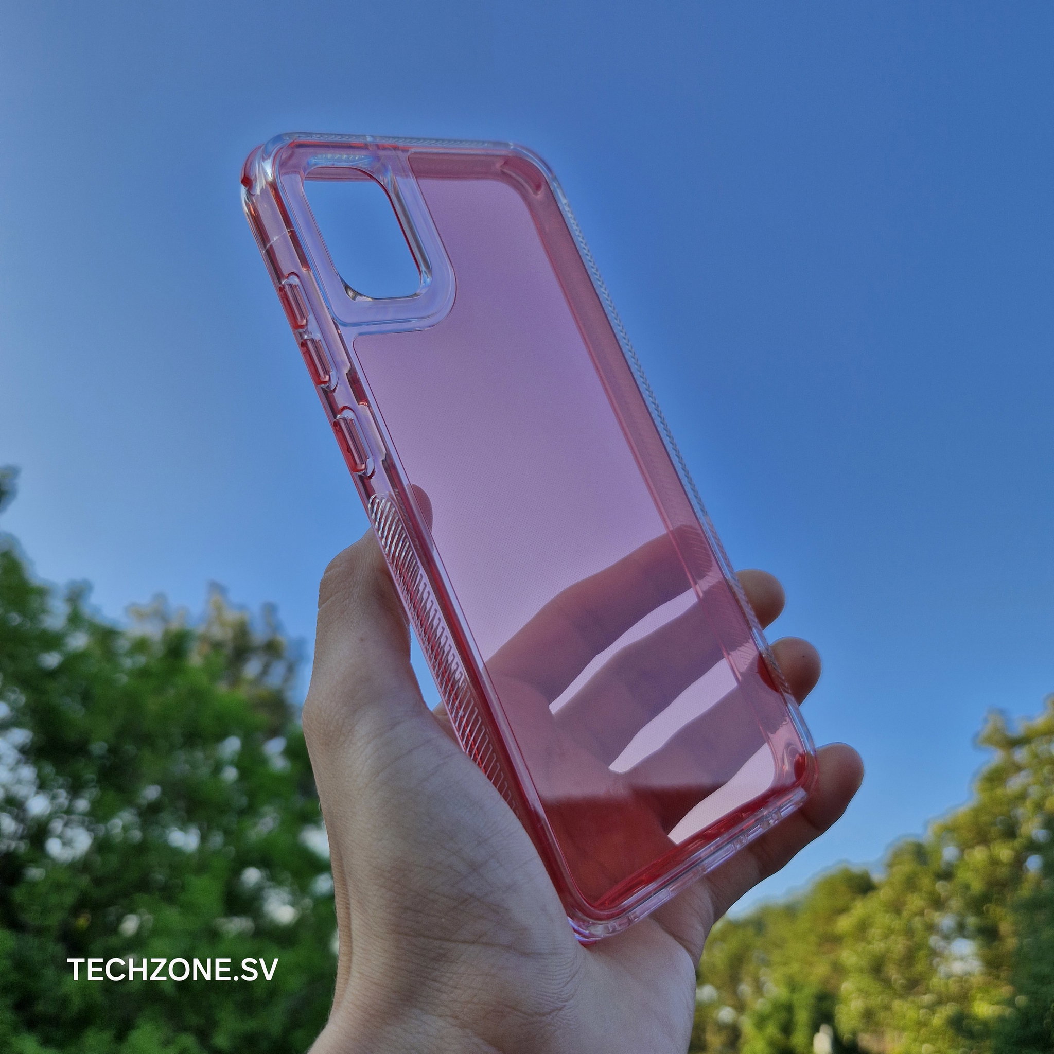 Case Galaxy A05 Transparente Rosa_1