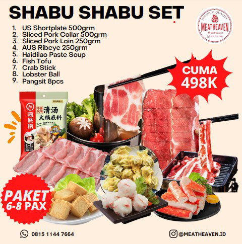 Paket Shabu-Shabu Set 6-8 Pax