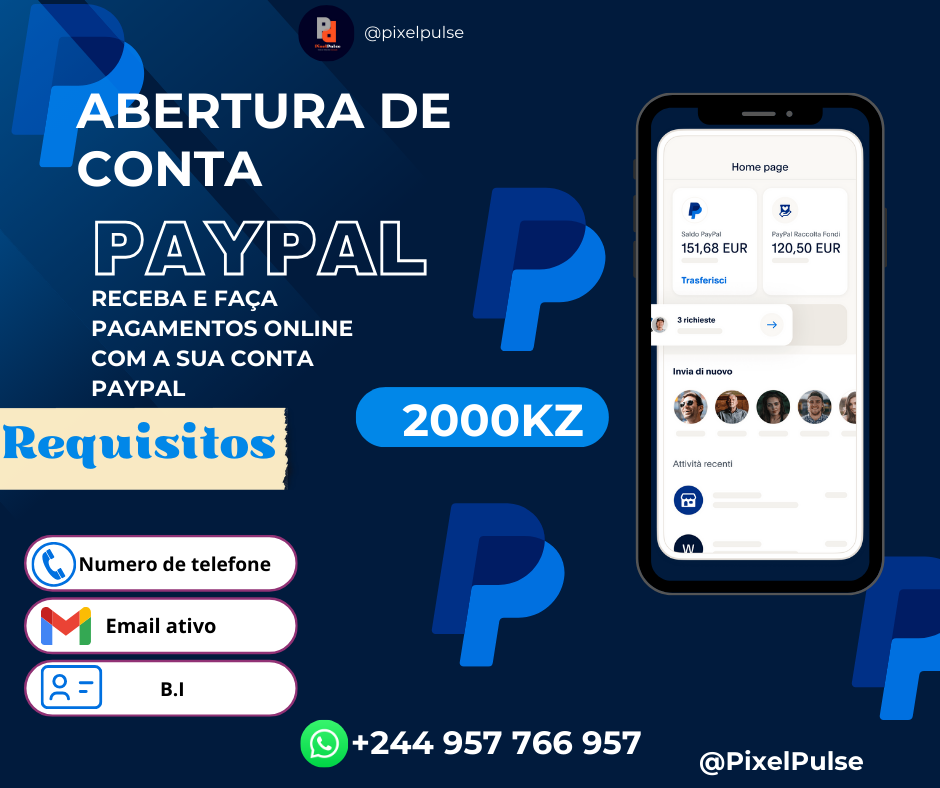 Criação de conta PayPal _0