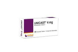 Montelukast 4mg 1x30 Tab (Unicast)