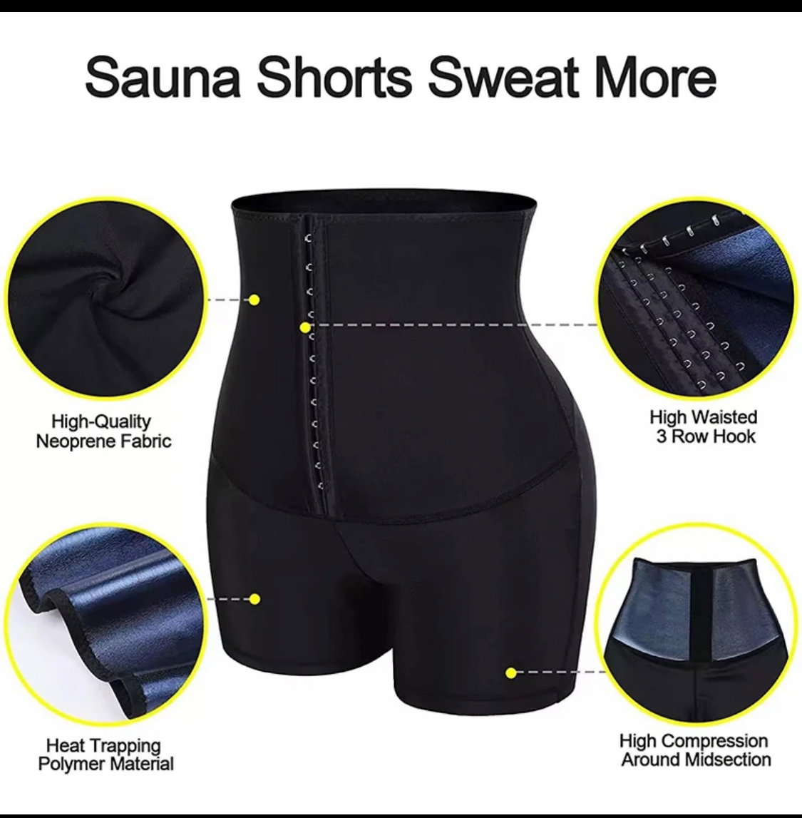 SWEAT SAUNA SHORTS SUIT BODY SHAPER_1