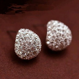 Crystal Crescent earring Dtud