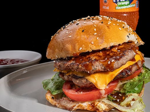 Messy Beef burger _0