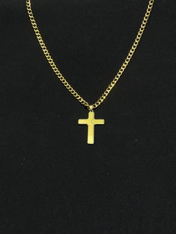 Classic Gold Cross Pendant Necklace