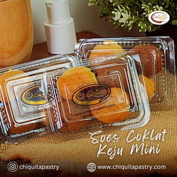 Soes Mini Keju Coklat