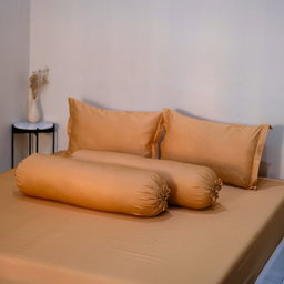 Sleep Buddy Set Sprei Plain Serries Gold Cotton Sateen