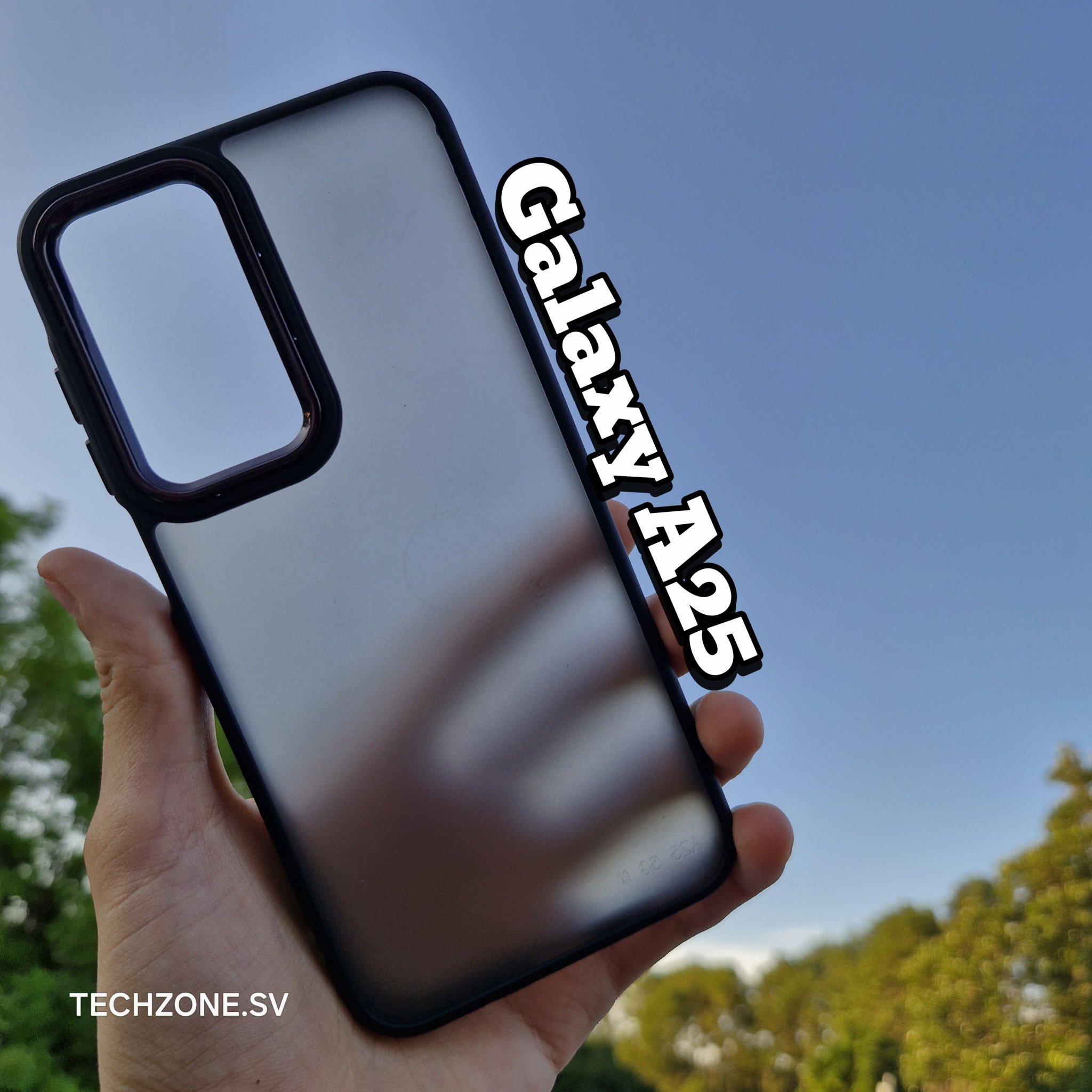 Case Galaxy A25 - Negro ahumado_0