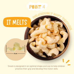 LITTLE SPOON Banana & Strawberry Corn Snacks [Expiry 2027 April ] Any 2 packs