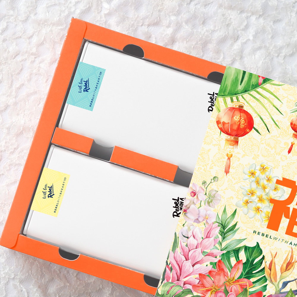 Duo Standard Fu福 Box : Yuzu Pineapple Tart + Sea Salt Pepita Almond Brittle_0