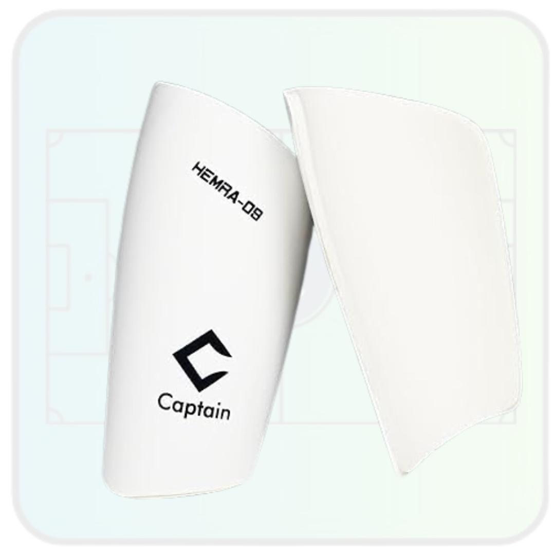 Captain - Hemra(White), Shin Guards (Above 12yrs)_0