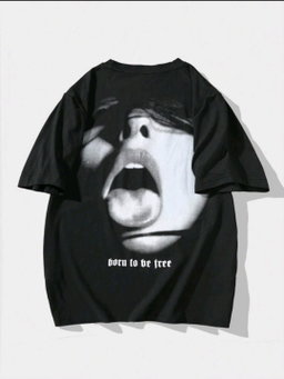 Men Loose Fit Short Sleeve T-Shirt 